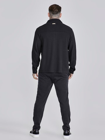 SikSilk Sweat jacket in Black