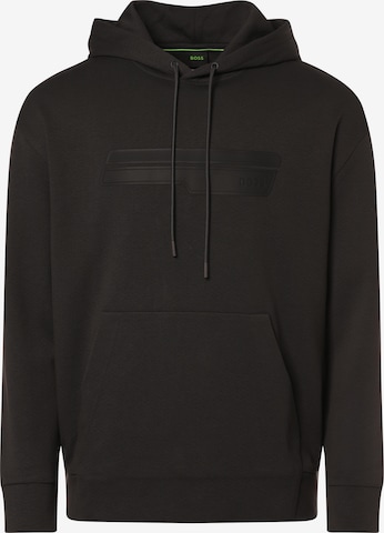 BOSS Green Sweatshirt 'Soorley' in Schwarz: predná strana