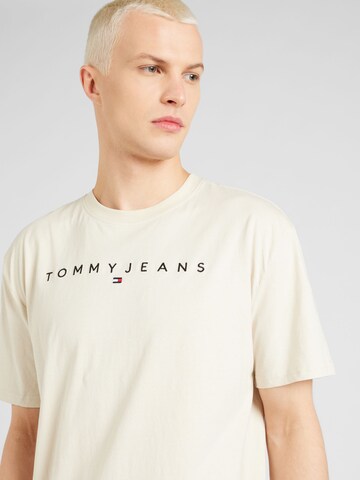 Tommy Jeans Tričko – béžová