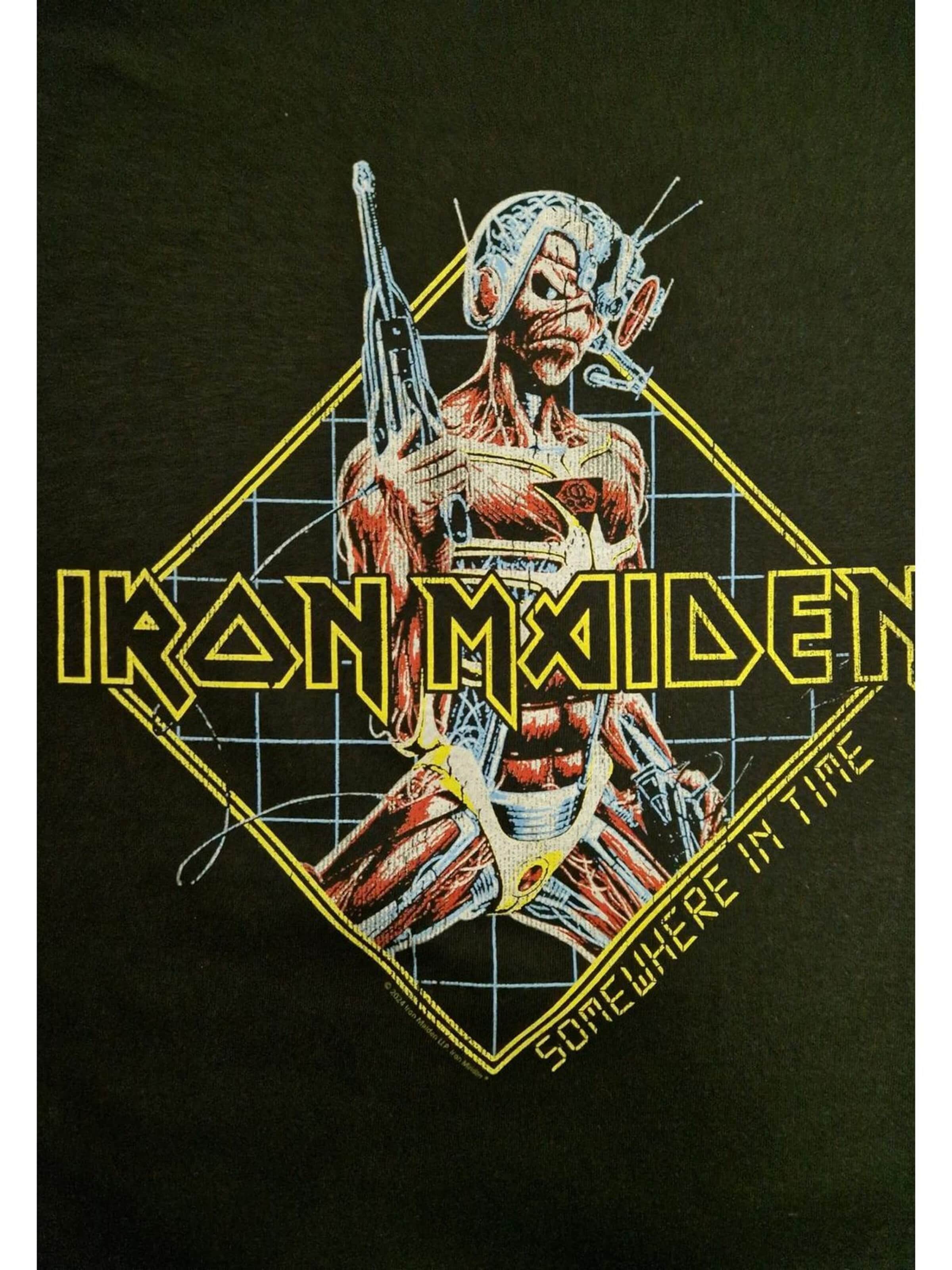 Maglietta 'Iron Maiden Somewhere In Time T-Shirt' di Iron Maiden in nero