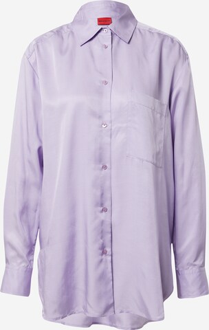 HUGO Blouse 'Elodina' in Purple: front