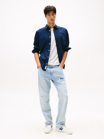 Regular fit Cămașă de la Tommy Jeans pe albastru