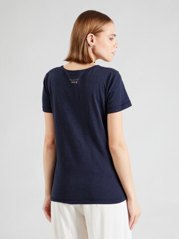 MOS MOSH T-shirt i blå