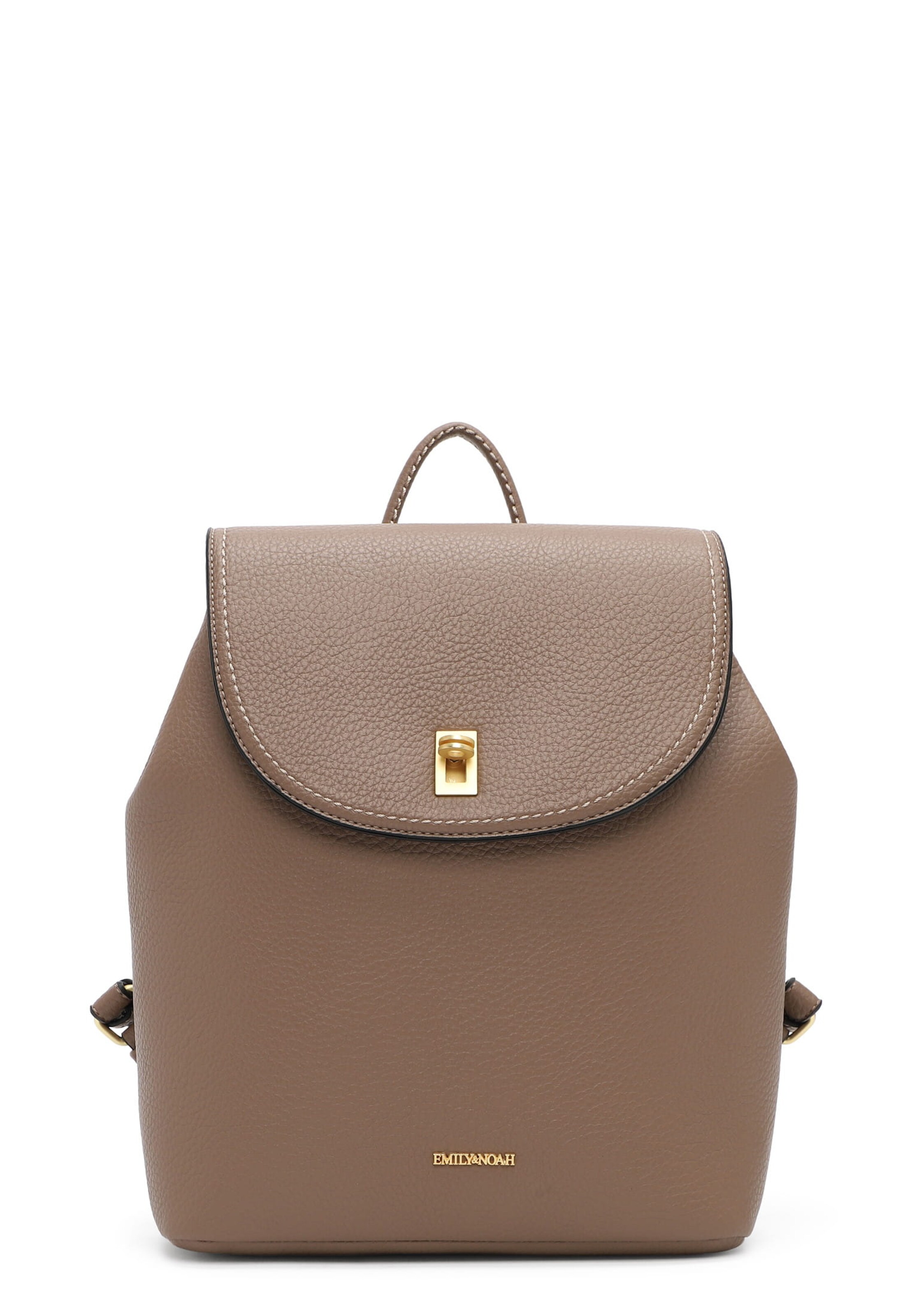 Emily & Noah Rucksack 'Leni ' in Beige: Vorderseite