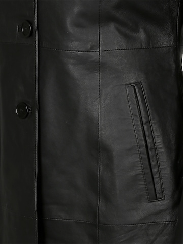 JCC Ledermantel in Schwarz