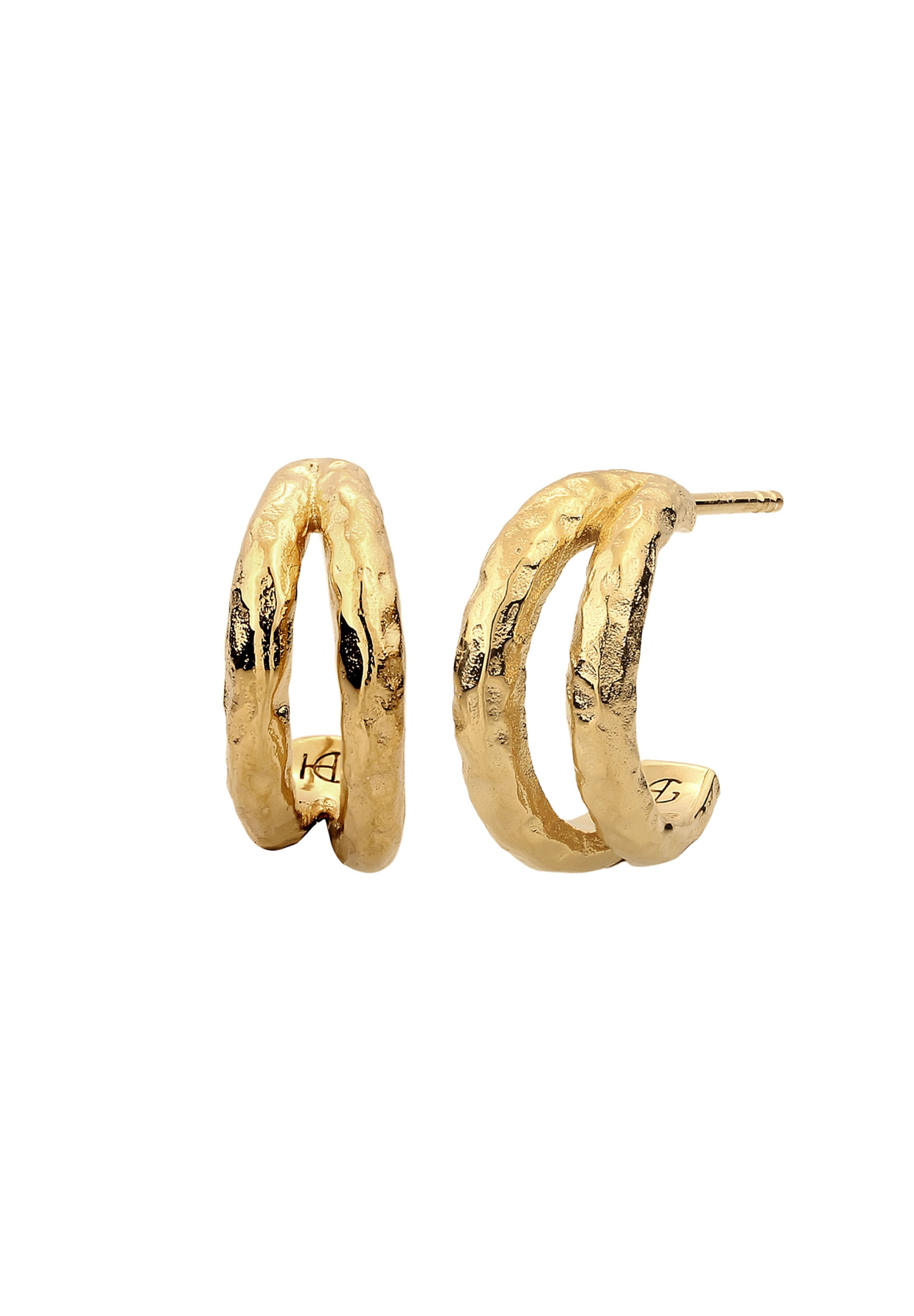 Haze&Glory Ohrring in Gold: Vorderseite