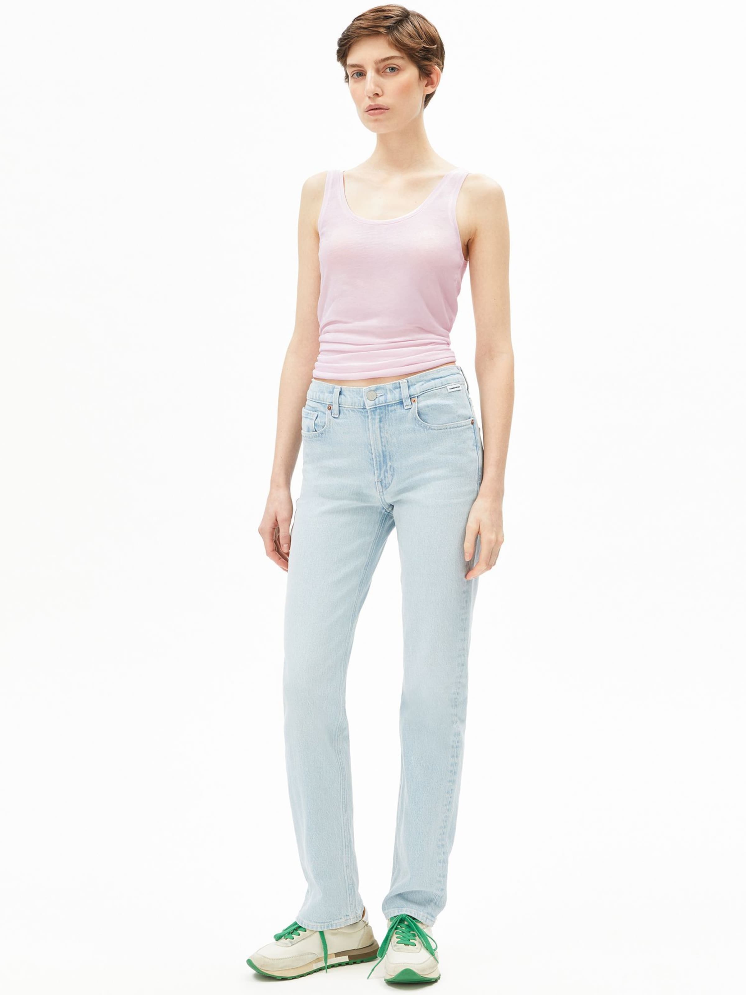 ARMEDANGELS Top in Roze: voorkant