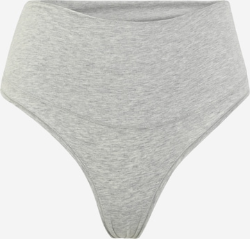 SPANX Thong in Grey: front