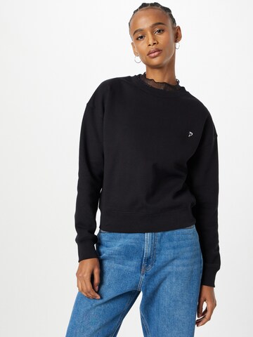 Dondup Sweatshirt 'FELPA' in Zwart: voorkant