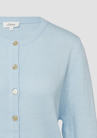 s.Oliver Gebreid vest in Blauw