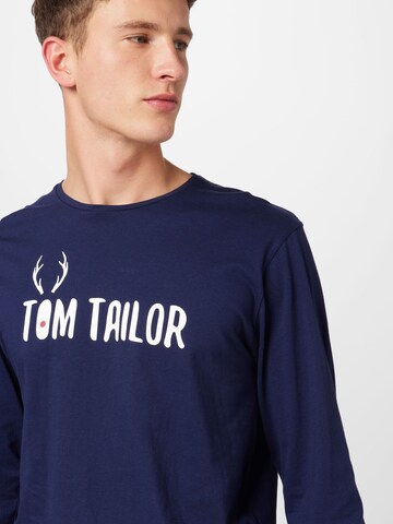 TOM TAILOR Undershirt in Blue