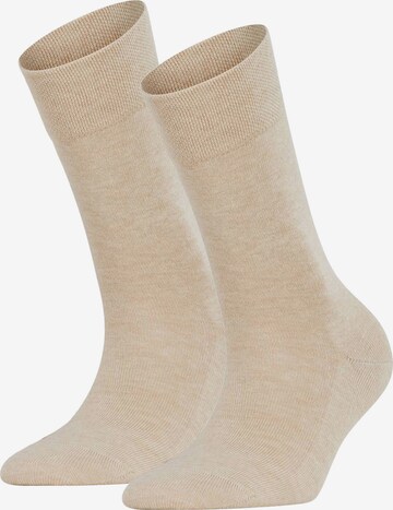 Chaussettes FALKE en beige : devant