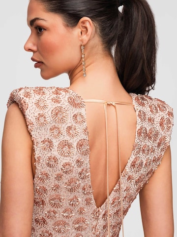 Ombre Abendkleid‌‌‌‌‌ in Beige
