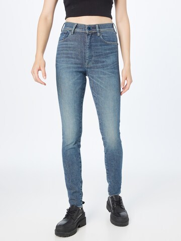 G-Star RAW - Skinny Vaquero 'Kafey' en azul: frente