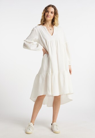 DreiMaster Vintage Kleid in Weiß: predná strana