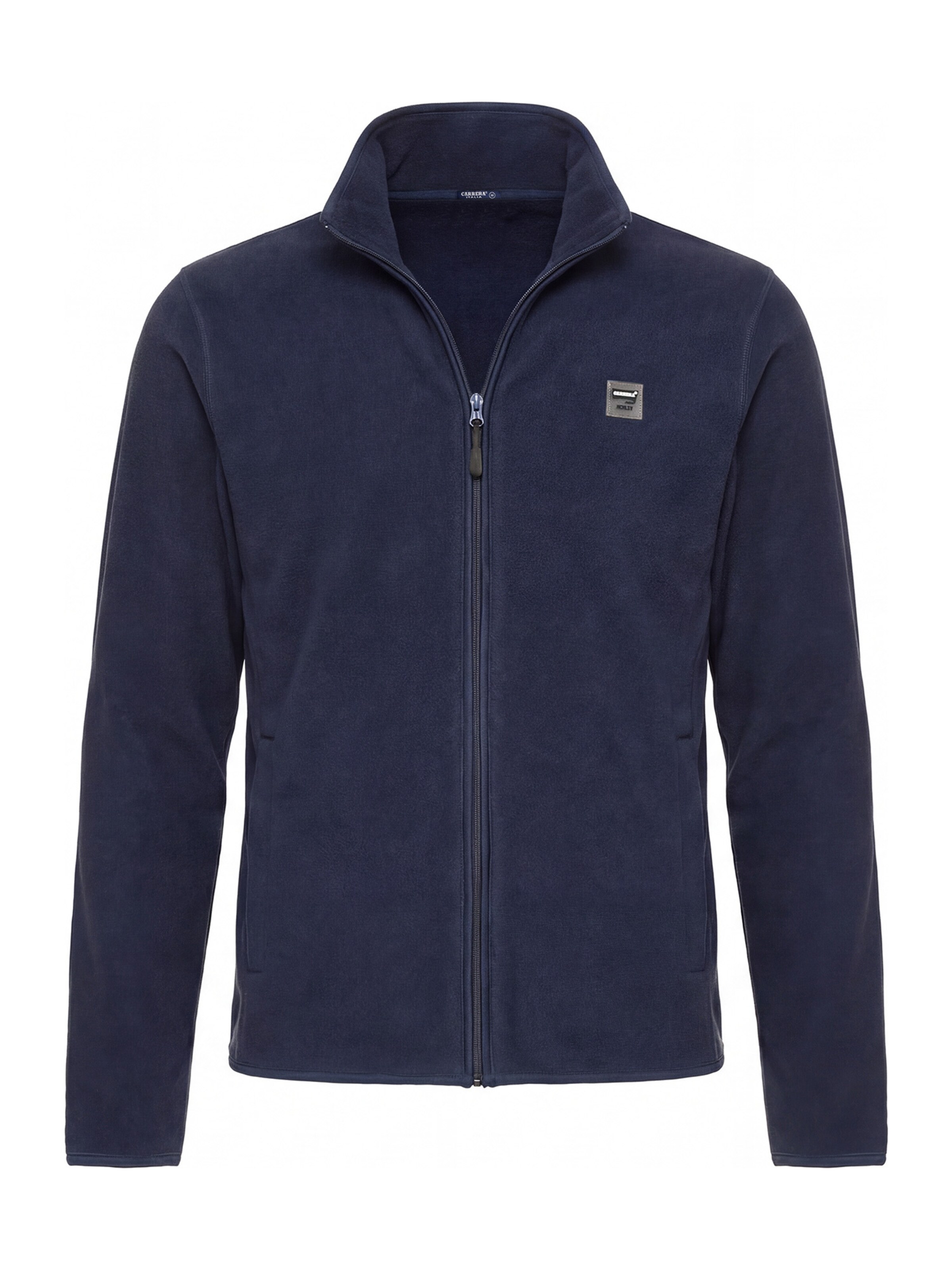 Carrera Jeans Fleece Jacket in Blue: front