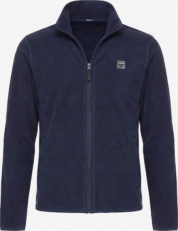 Carrera Jeans Fleecejacke in Blau: Vorderseite