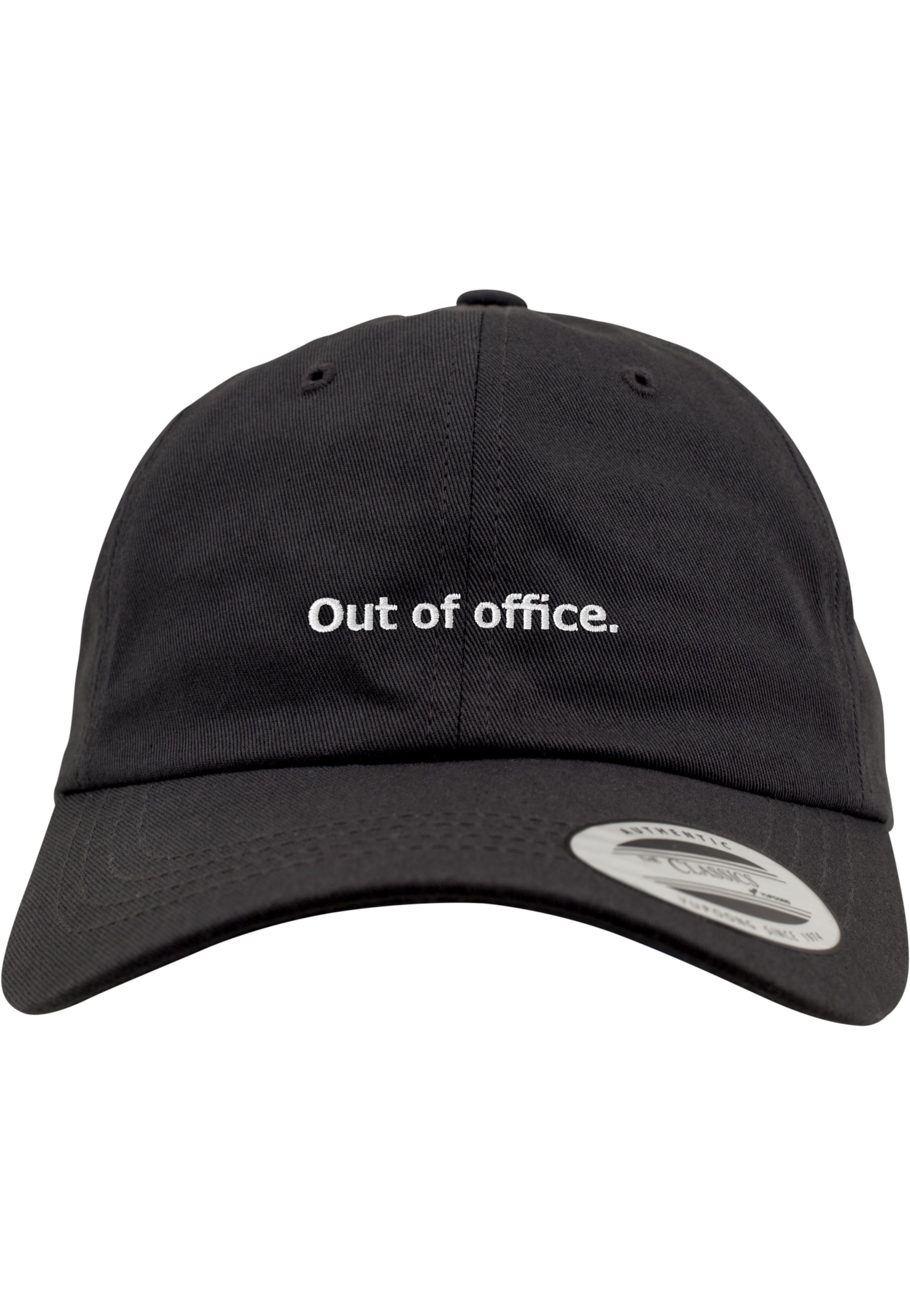 Mister Tee Pet 'Out Of Office' in Zwart