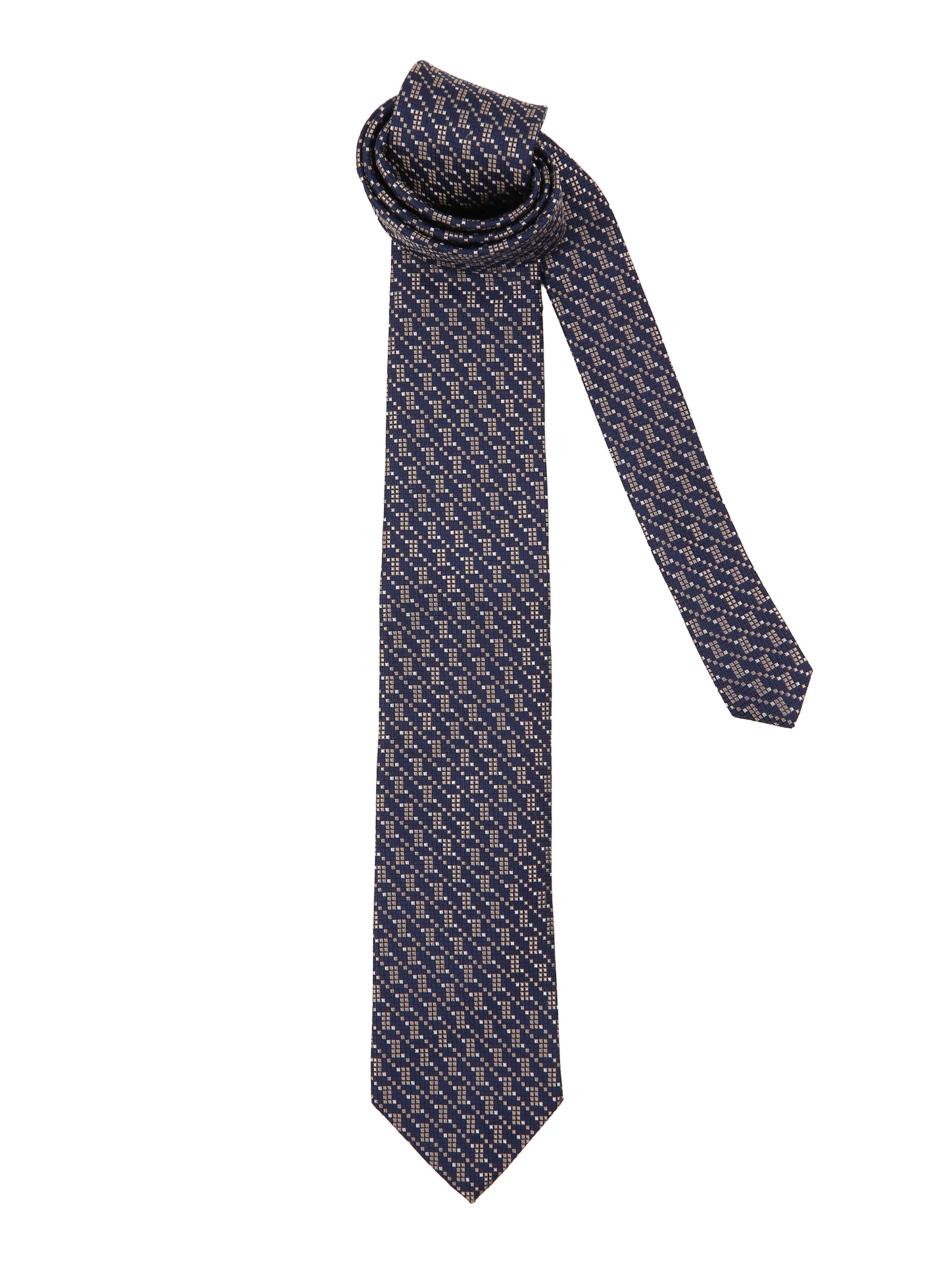 Michael Kors Gravata em bege / creme / azul escuro, Vista do artigo