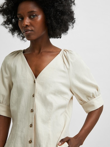 SELECTED FEMME - Blusa 'Malvina' en beige