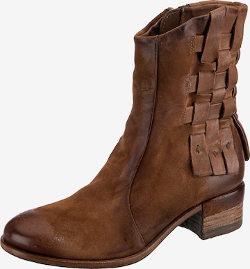 A.S.98 Cowboy Boots 'Give' in Brown: front