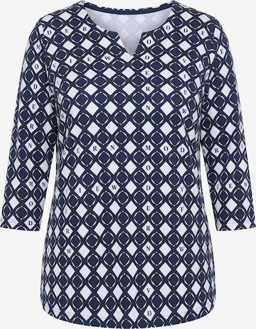 Ulla Popken Shirt in Blau: Vorderseite