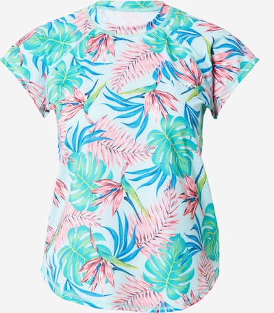 Hurley Performance shirt 'JAVA' in Blue / Light blue / Jade / Light pink, Item view