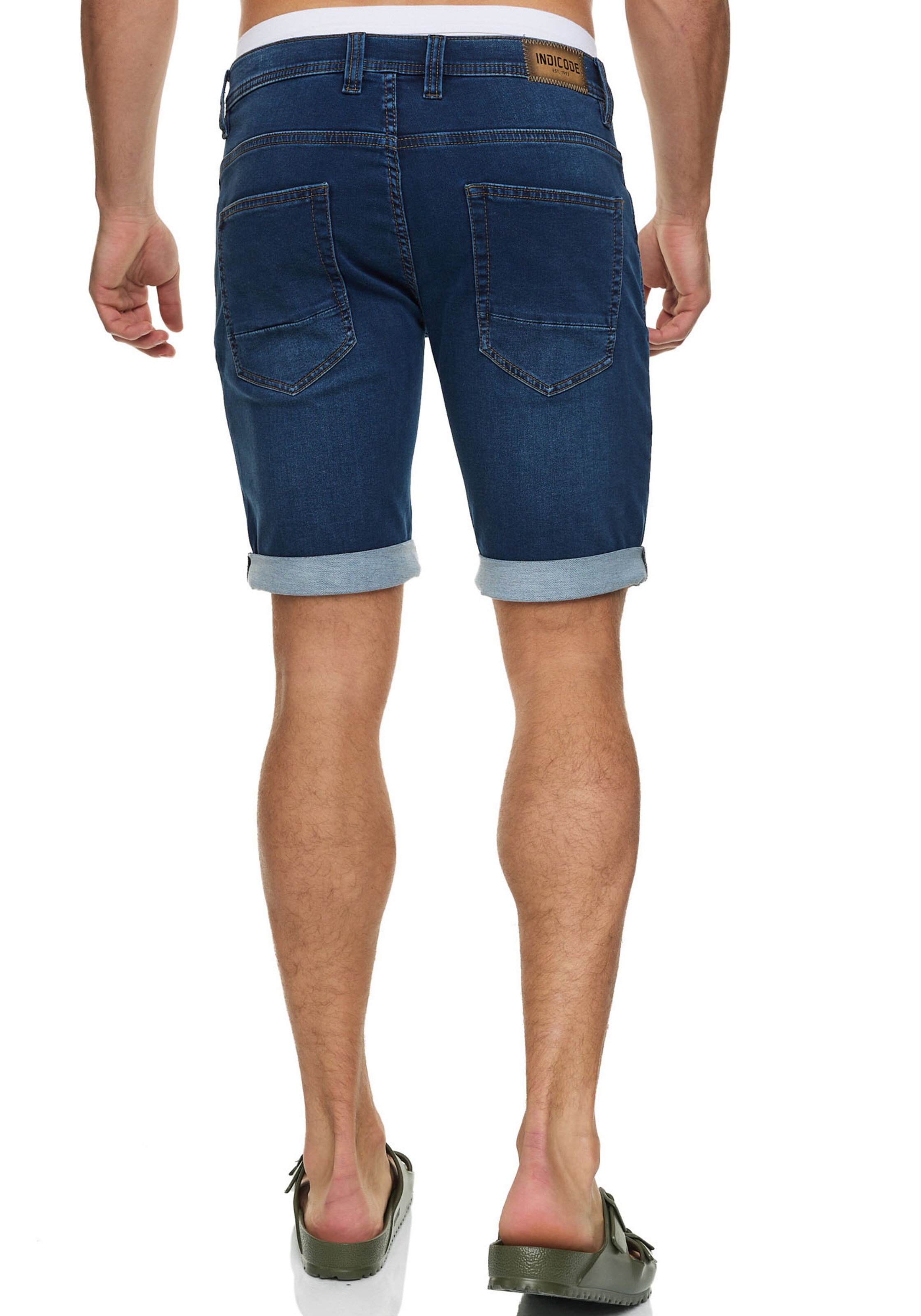 INDICODE JEANS Regular Shorts in Blau