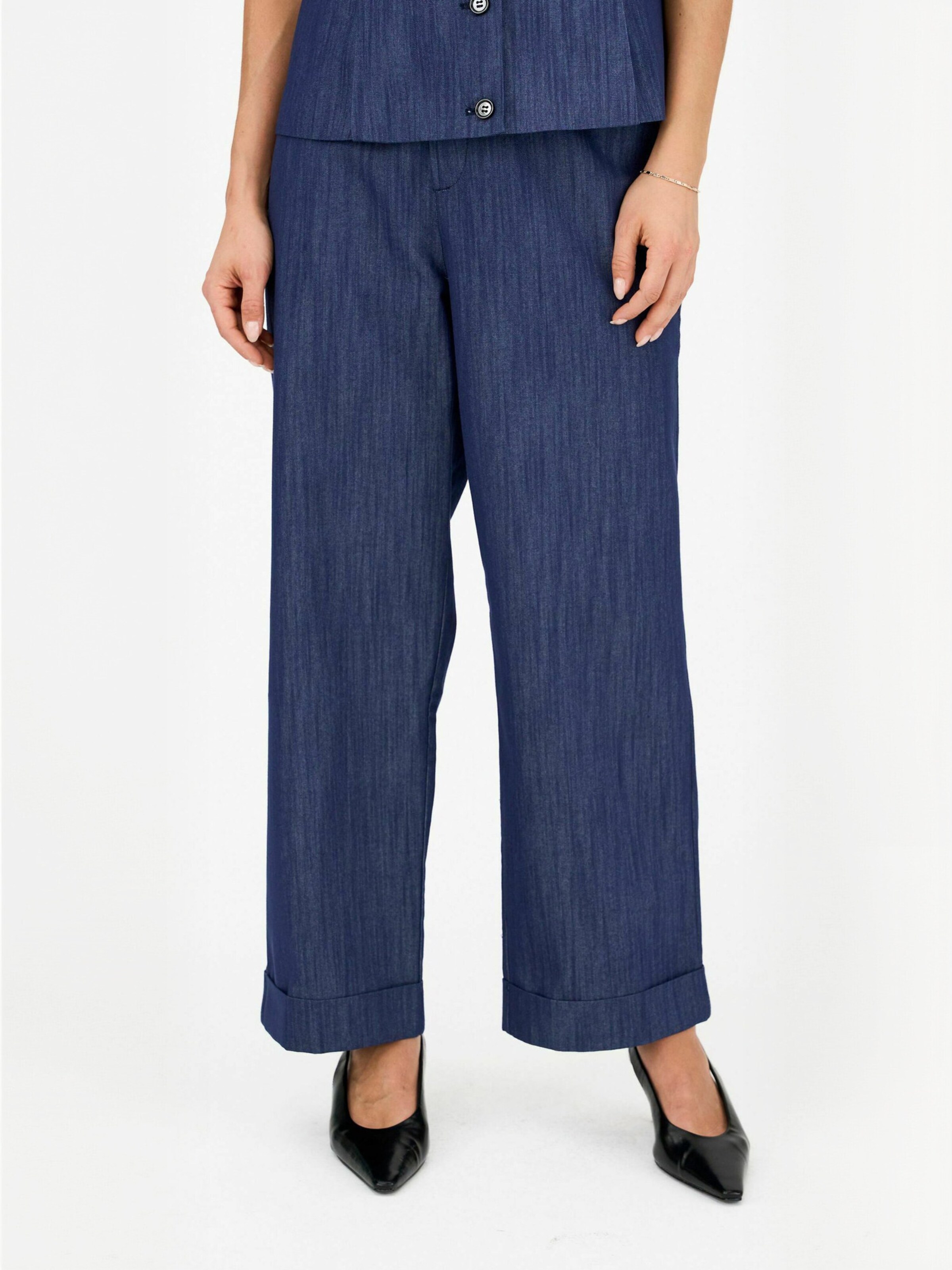 Regular Pantalon ' PD-Birkin ' Pieszak en bleu