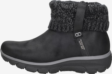 Boots 'Slip-Ins Relaxed Fit' SKECHERS en noir : devant