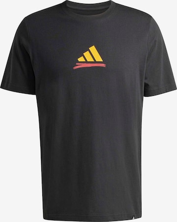 T-shirt fonctionnel 'GER TLSTR' ADIDAS PERFORMANCE en noir : devant