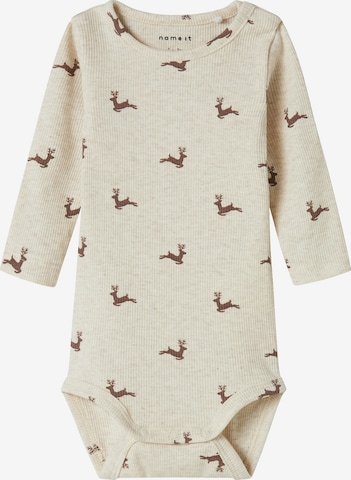 NAME IT Romper/Bodysuit 'NBNROKO' in Beige: front