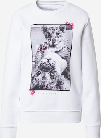 Sweat-shirt EINSTEIN & NEWTON en blanc : devant