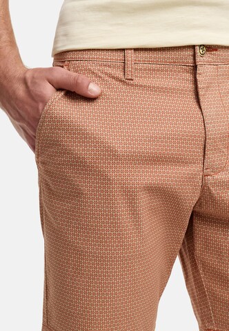 INDICODE JEANS Regular Chino trousers 'Lubin' in Orange