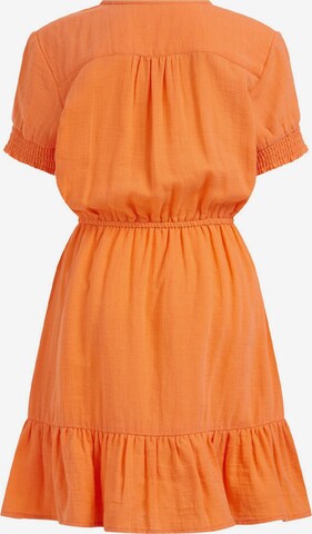 WE Fashion Kleid in Orange