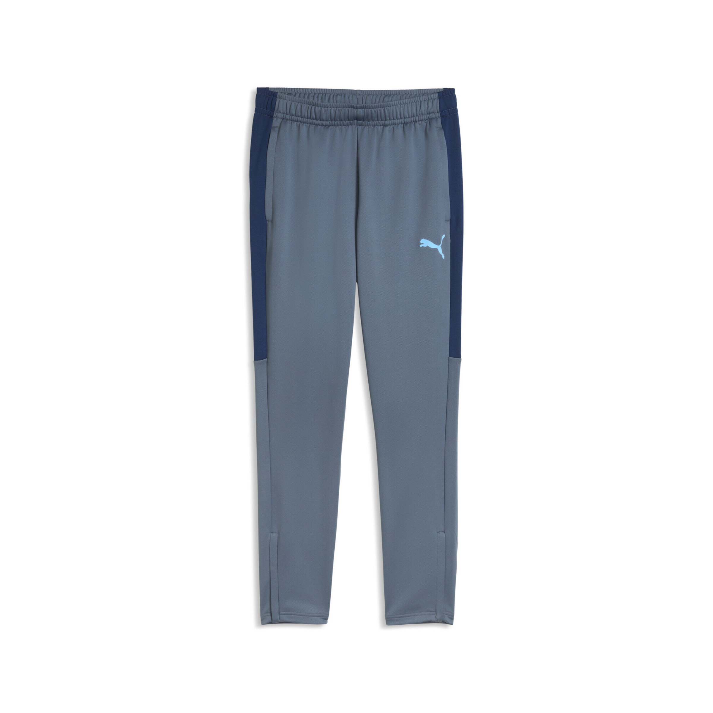 PUMA Tapered Sportbroek in Blauw: voorkant