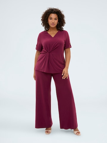 Haut Fiorella Rubino en rouge