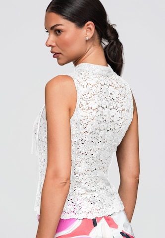 Ombre Top in White