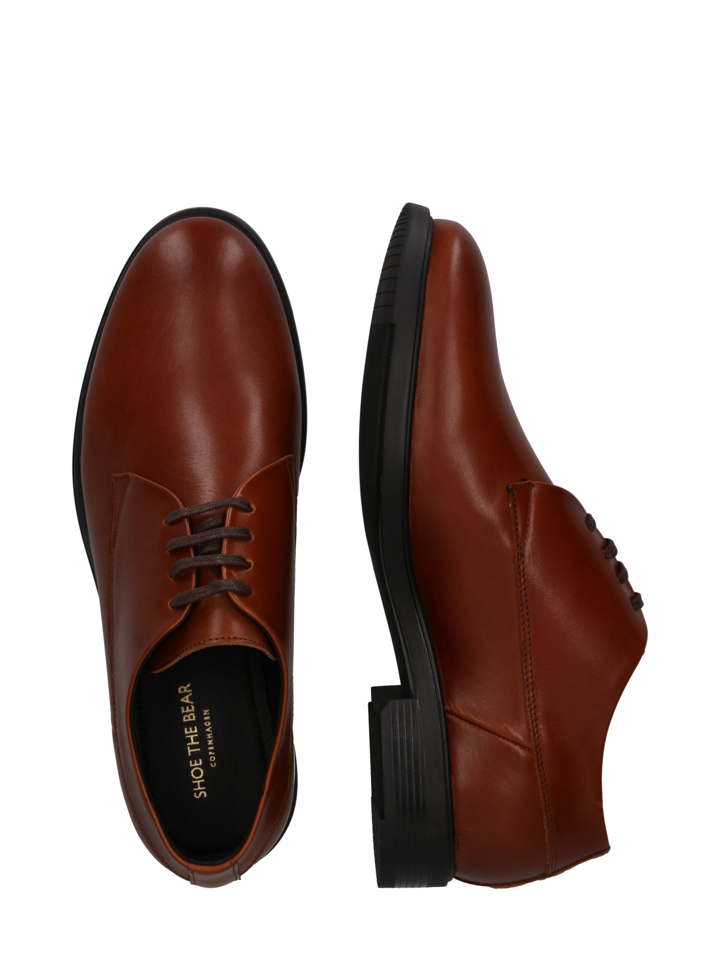 Shoe The Bear Snøresko 'Linea' i brun