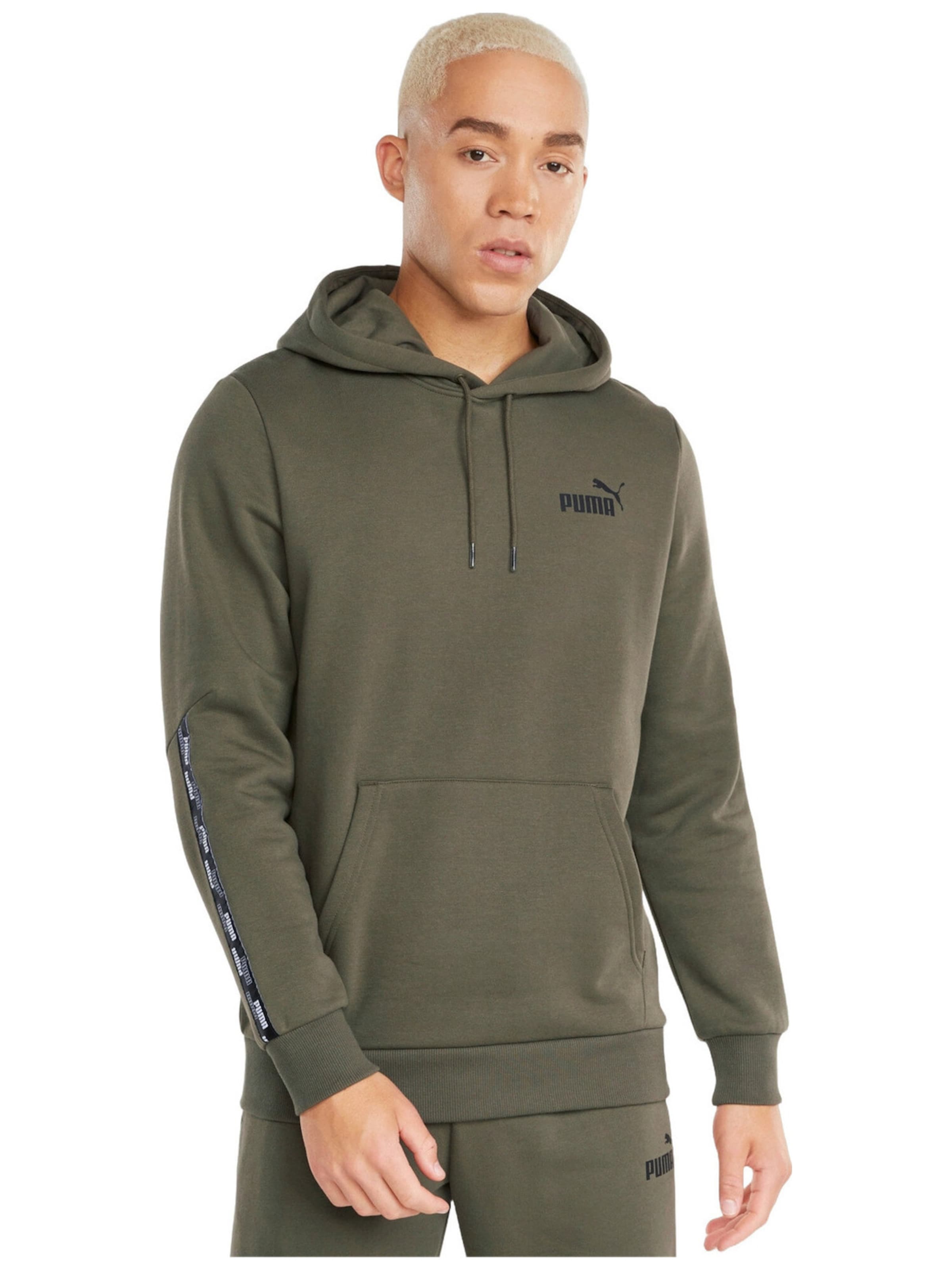 PUMA Sweatvest 'Puma Power' in M in de kleur Groen, Productweergave
