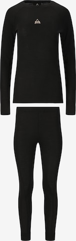 SOS Baselayer-Set Namsan in Schwarz: Vorderseite