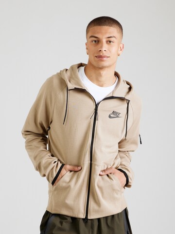 Nike Sportswear Sweatjakke i grøn: forside