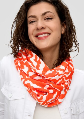 s.Oliver Scarf in Orange: front