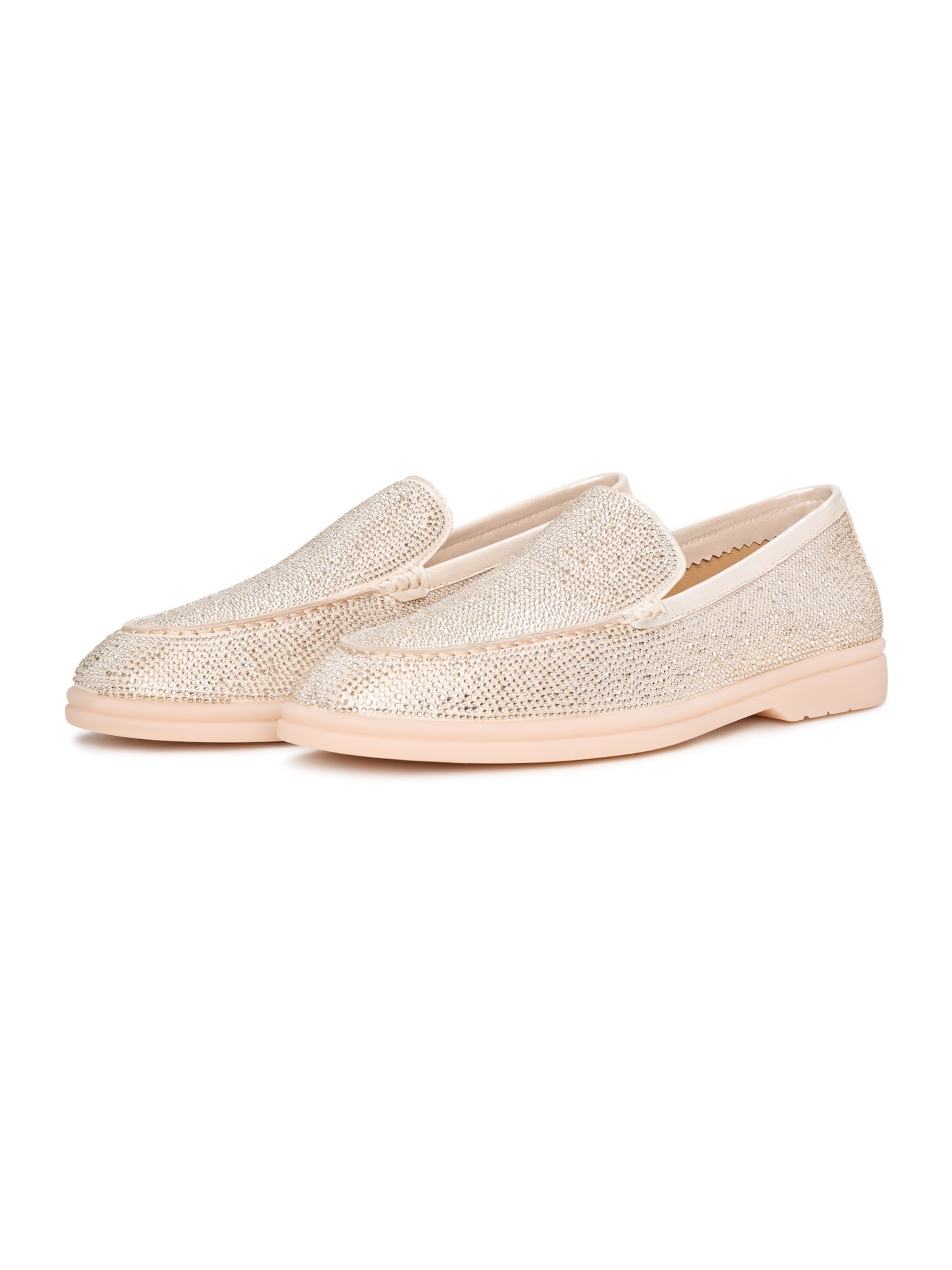 CESARE GASPARI Classic Flats in Beige