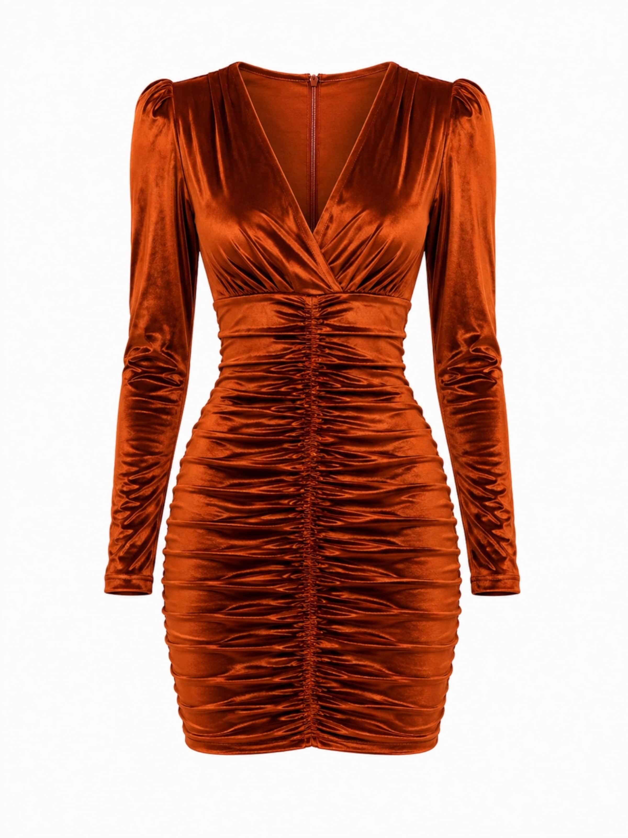 Elena Athanasiadou Cocktailkleid 'Velora'‌ in Orange: Vorderseite