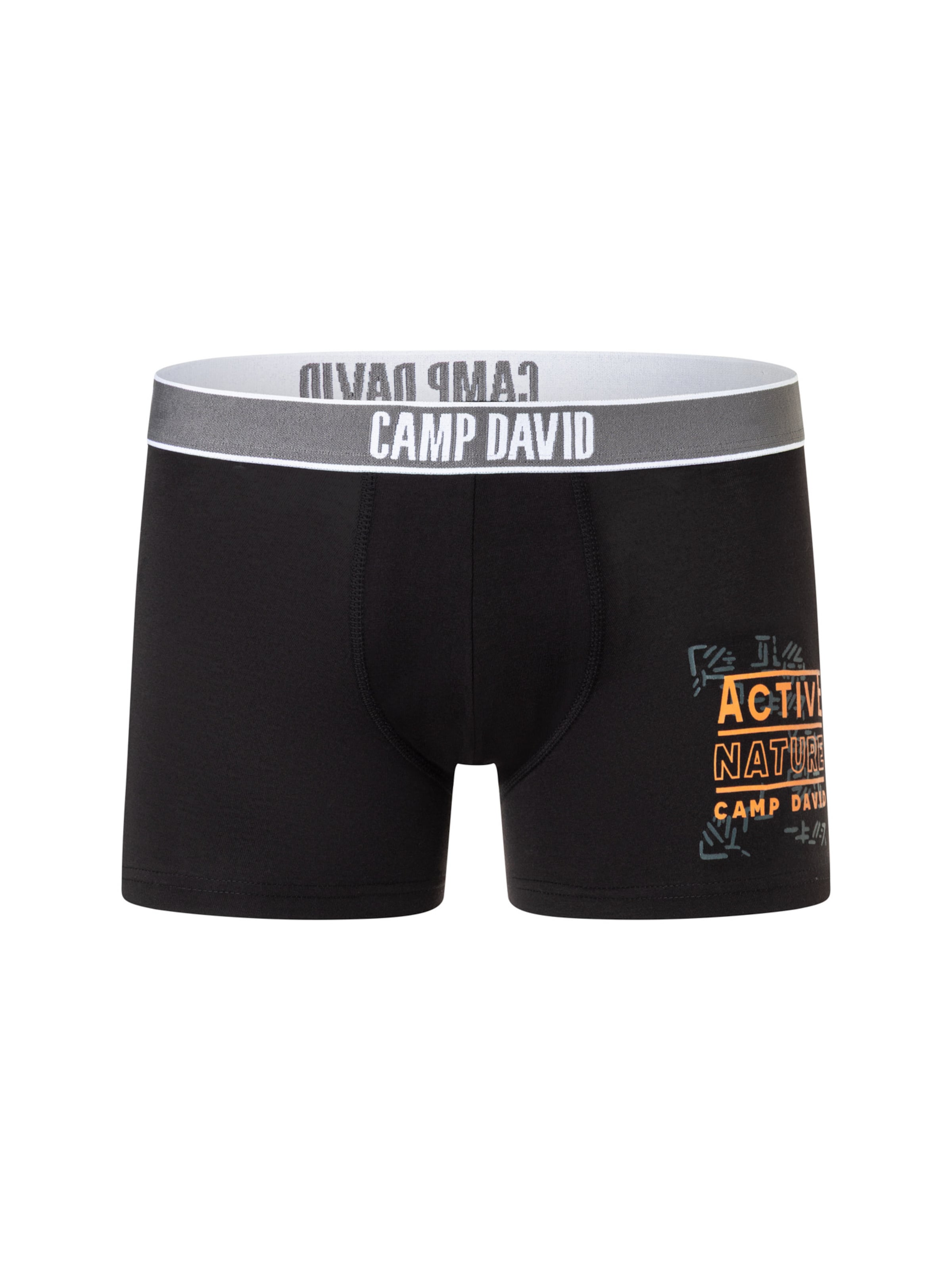 CAMP DAVID Boxer shorts in Black