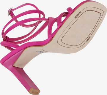 BRONX Sandalen met riem 'New-Aladin' in Roze