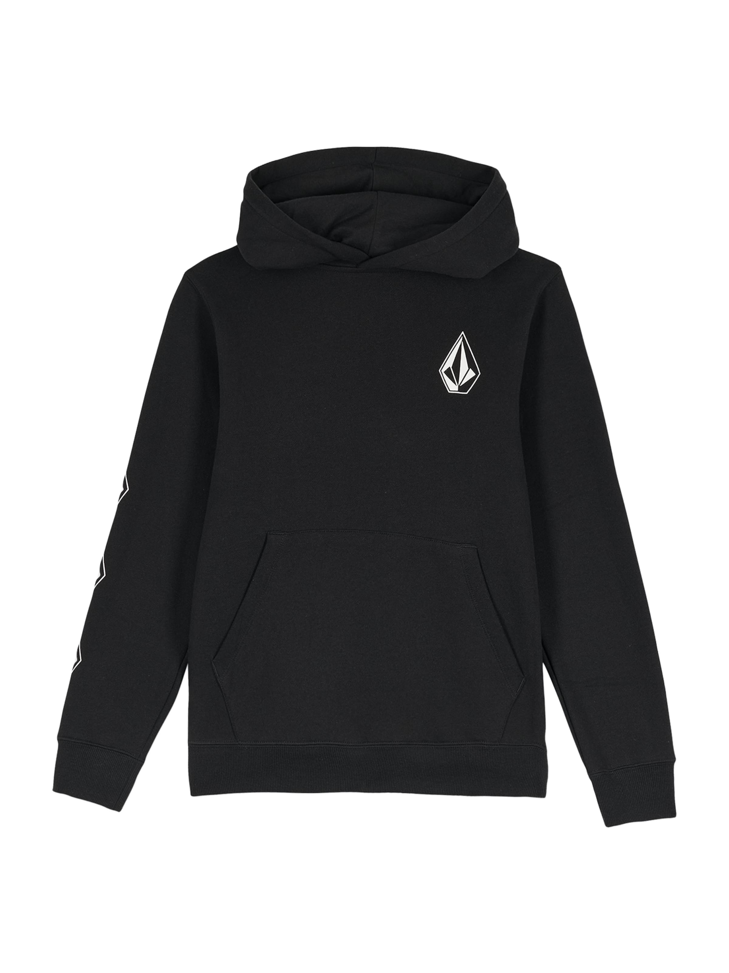 Volcom Sweatshirt 'ICONIC STONE' in Black: front
