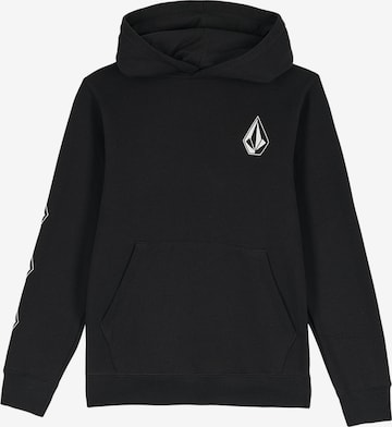 Volcom Sweatshirt 'ICONIC STONE' in Zwart: voorkant