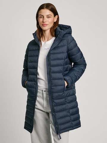 Pepe Jeans Wintermantel 'Ammy' in Blau: Vorderseite